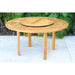 Midtown Concept Lazy Susan Square Outdoor Dining Table - BT 543