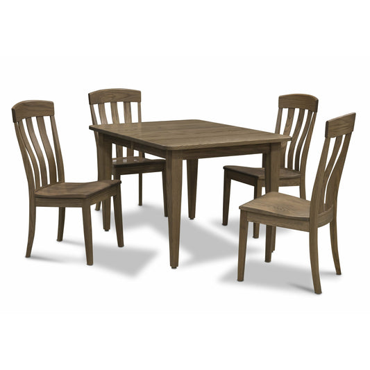 QW Amish Oregon 5pc Set - 371Y-SHAKER LEG-S/S, 821Y-OREGON