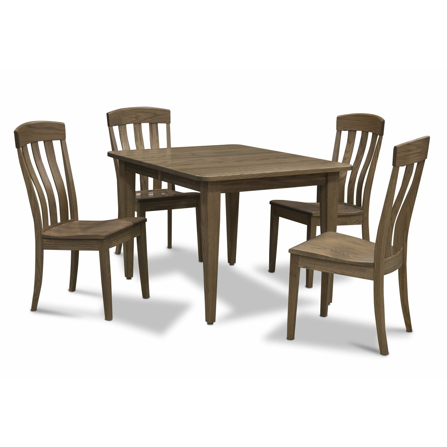 QW Amish Oregon 5pc Set - 371Y-SHAKER LEG-S/S, 821Y-OREGON