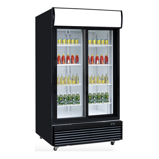Chef AAA Commercial 40" 2 Glass Door Merchandiser Refrigerator 33.4cu.ft NSF - DSM-32SR