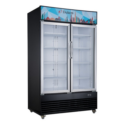 Chef AAA  , Commercial 40" 2 Glass Door Merchandiser Refrigerator 33.5 cu.ft. NSF - DSM-33R