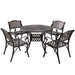 Aiden 5-Piece Outdoor Dining Set for Patio