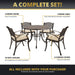 Harmon 5-Piece Outdoor Dining Set for Patio