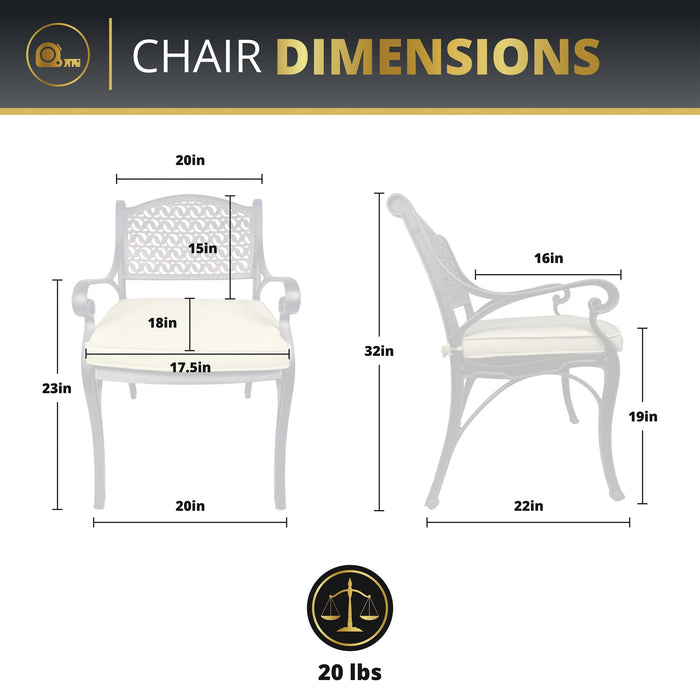 Harmon 5-Piece Outdoor Dining Set for Patio