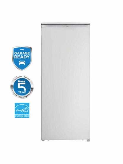 Danby - 8.5 Cu.Ft. Upright Freezer, Manual Defrost, Mechanical Thermostat, ESTARFreezers - DUFM085A4WDD-6