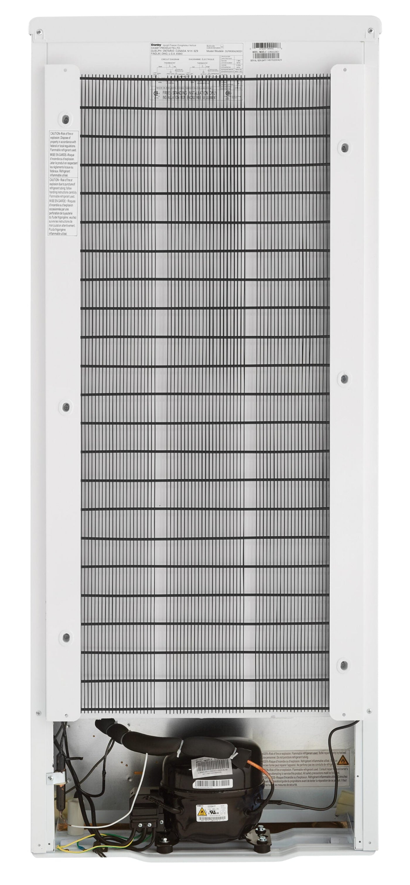 Danby - 8.5 Cu.Ft. Upright Freezer, Manual Defrost, Mechanical Thermostat, ESTARFreezers - DUFM085A4WDD-6