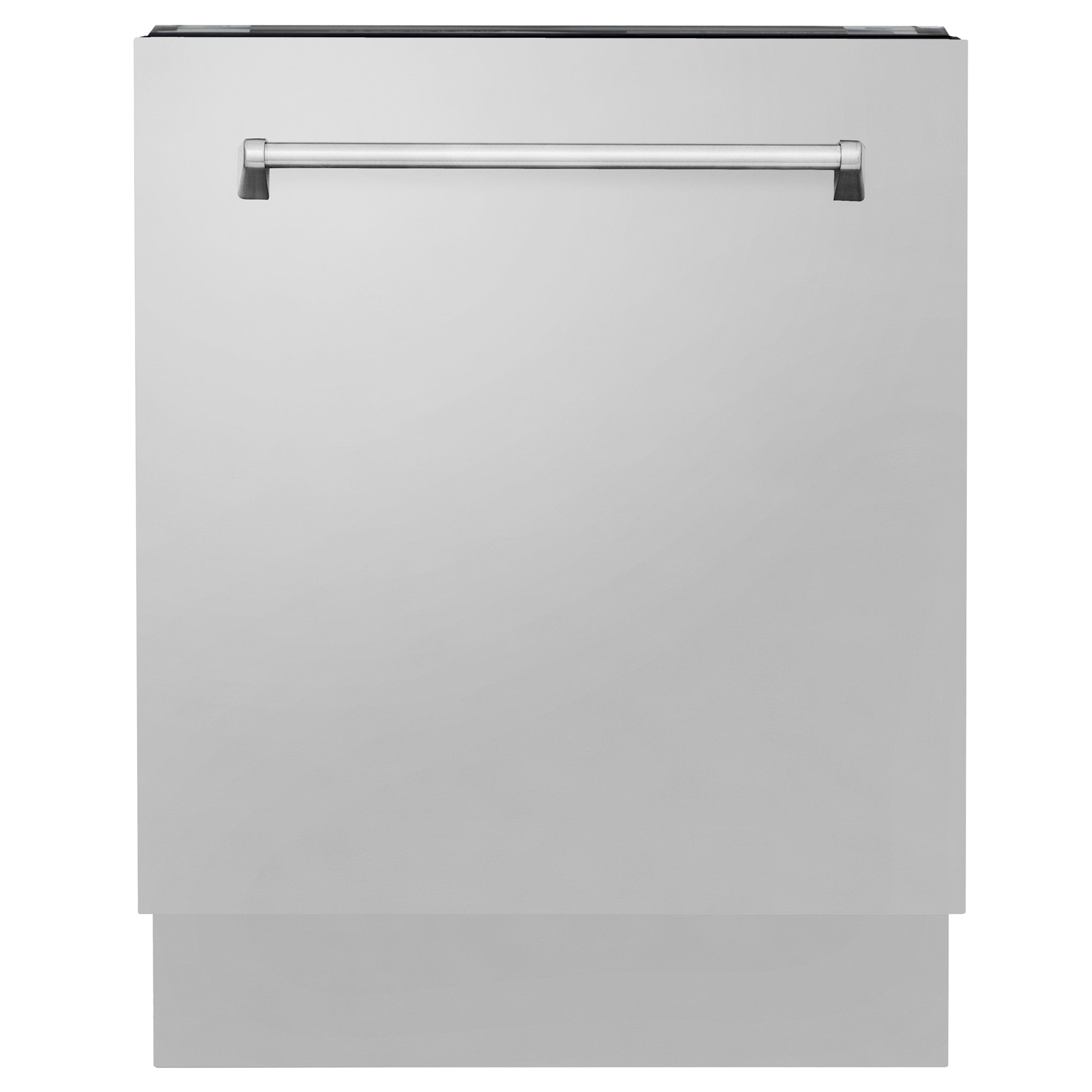 ZLINE Appliance Package - 36 in. Gas Range, Range Hood, Microwave Drawer, 3 Rack Dishwasher, 4KP-RGRH36-MWDWV