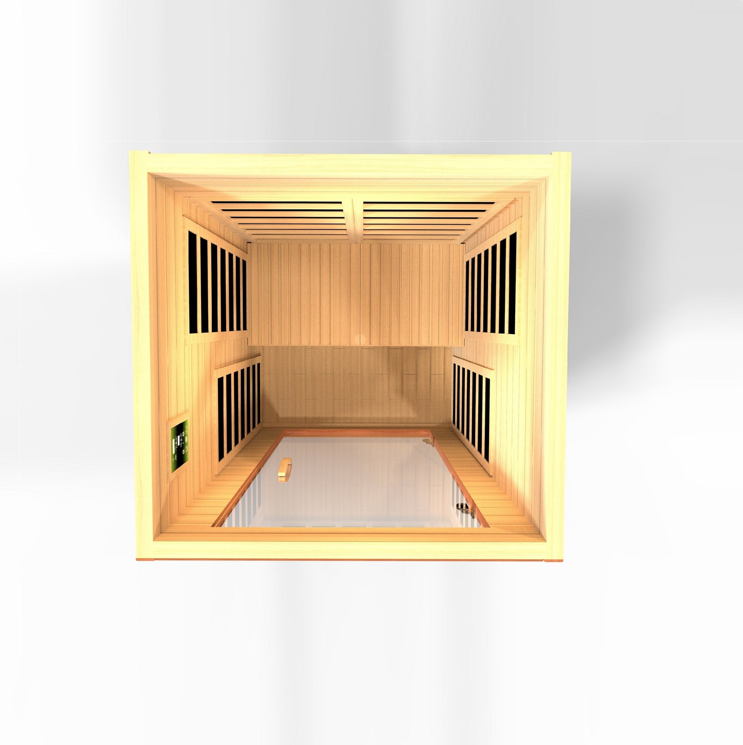 Golden Designs "Avila" 1-2 Person Ultra Low EMF FAR IR Sauna  - DYN-6103-01 Elite