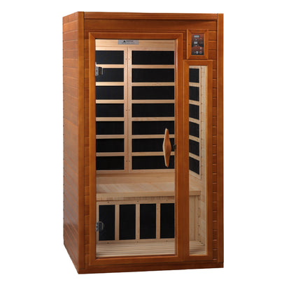 Golden Designs "Barcelona Elite" 1-2 Person Ultra Low EMF Far IR Sauna - DYN-6106-01 Elite