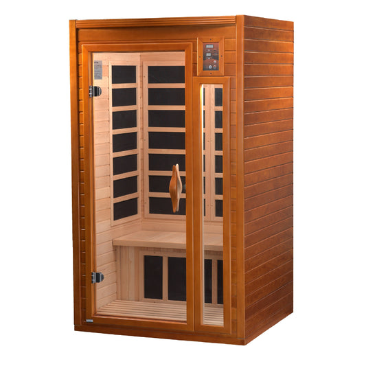 Golden Designs "Barcelona" 1-2 Person Low EMF Far IR Sauna - DYN-6106-01