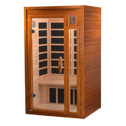Golden Designs "Barcelona Elite" 1-2 Person Ultra Low EMF Far IR Sauna - DYN-6106-01 Elite