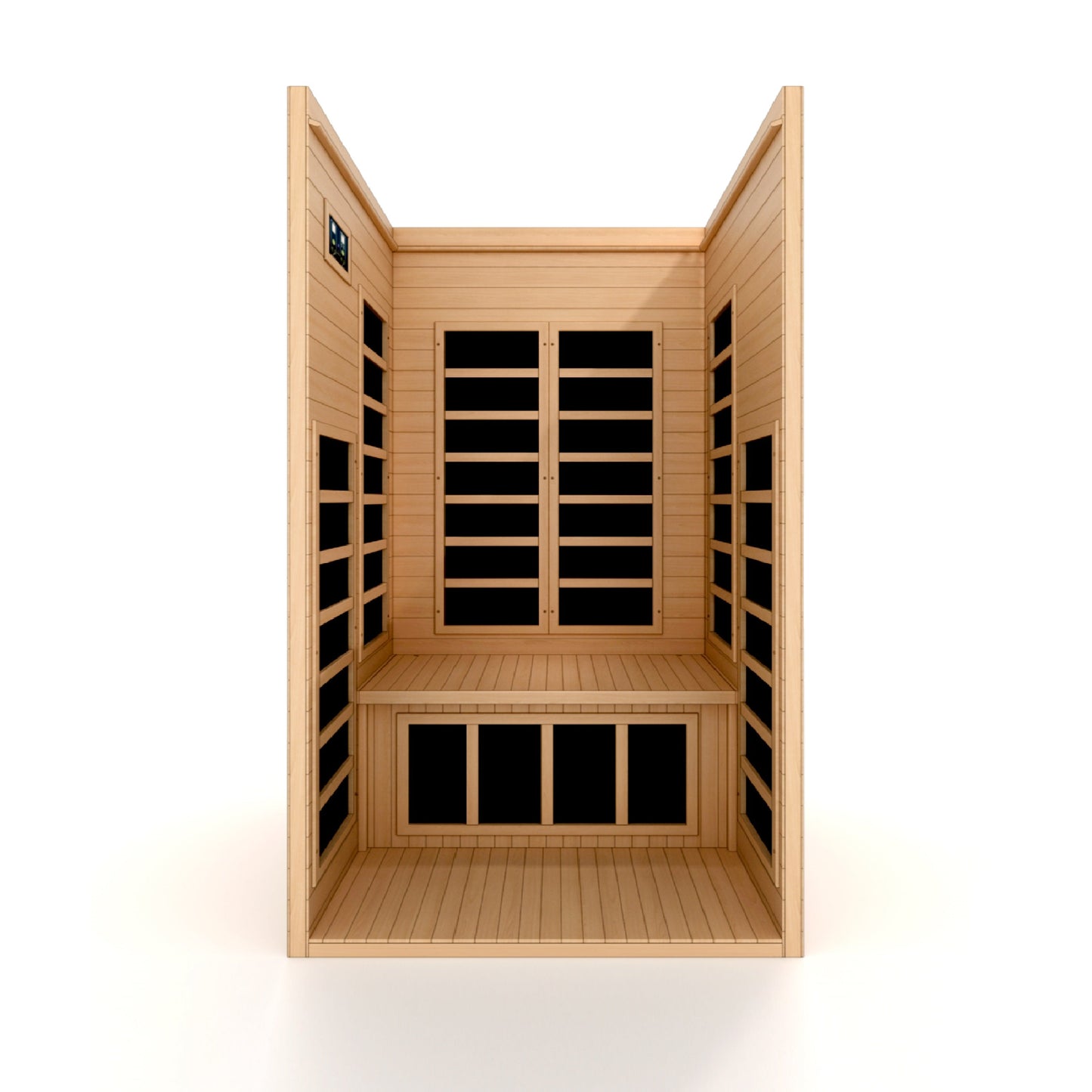 Golden Designs  1-2 Person Ultra Low EMF FAR IR Sauna  - DYN-6119-01 Elite
