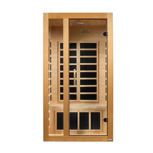 Golden Designs  1-2 Person Ultra Low EMF FAR IR Sauna  - DYN-6119-01 Elite