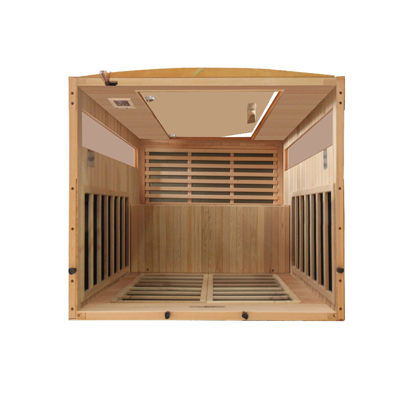 Golden Designs "Versailles" 2 Person Ultra Low EMF Far IR Sauna  - DYN-6202-03 Elite