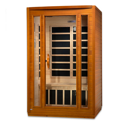 Golden Designs "San Marino Elite" 2 Person Ultra Low EMF Far IR Sauna  - DYN-6206-01 Elite
