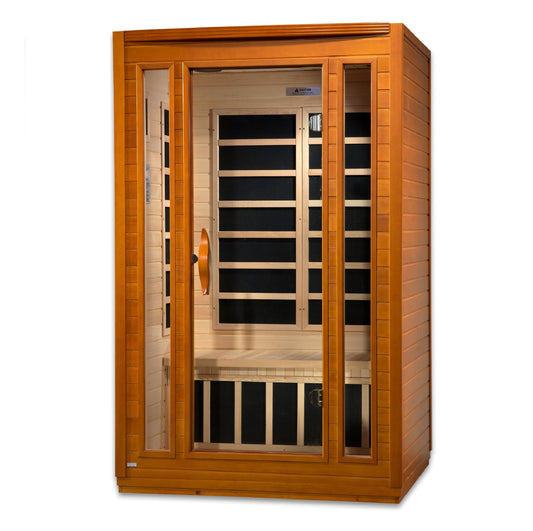 Golden Designs "San Marino" 2 Person Low EMF - Far Infrared Sauna  - DYN-6206-01