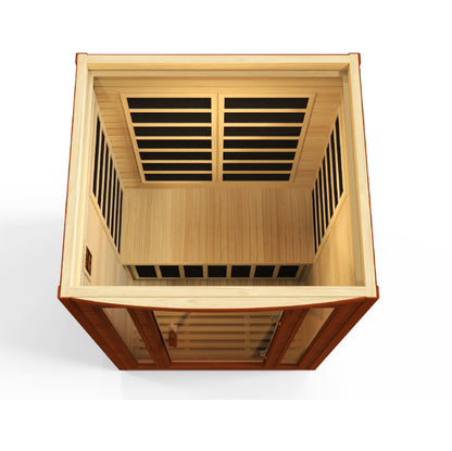Golden Designs "San Marino" 2 Person Low EMF - Far Infrared Sauna  - DYN-6206-01
