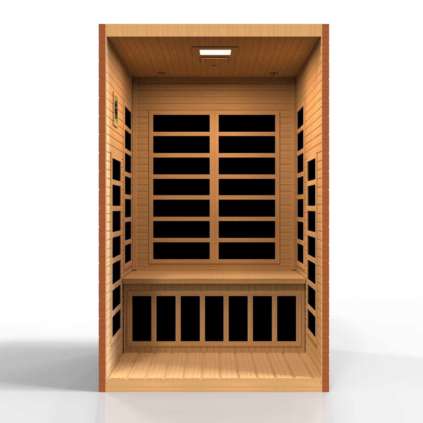 Golden Designs "Santiago" 2 Person Ultra Low EMF FAR IR Sauna -, DYN-6209-02 Elite