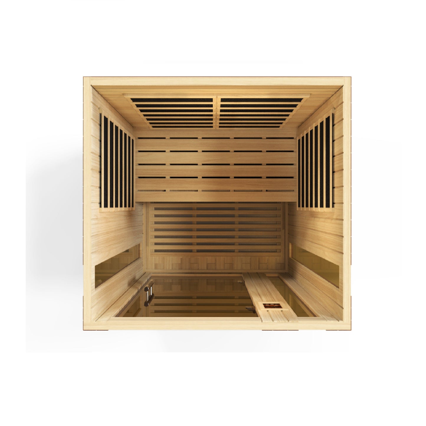 Golden Designs 2 Person Ultra Low EMF Far IR Sauna - DYN-6220-01 Elite