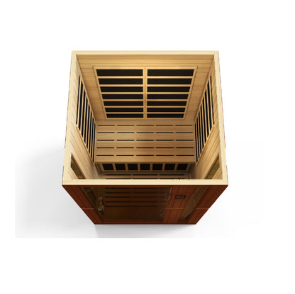 Golden Designs 2 Person Ultra Low EMF Far IR Sauna - DYN-6220-01 Elite