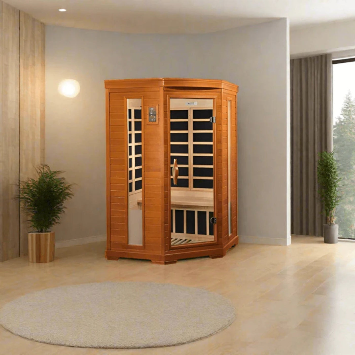 Dynamic Saunas Heming Elite Ultra Low EMF Far Infrared Sauna - DYN-6225-02 Elite