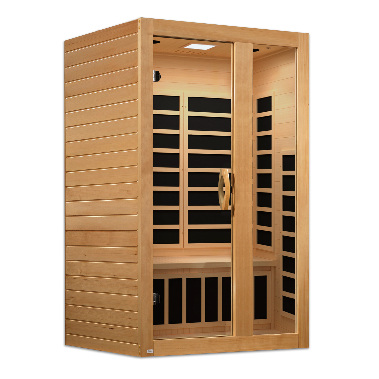 Golden Designs 2 Person Low EMF FAR IR Sauna  - DYN-6229-01