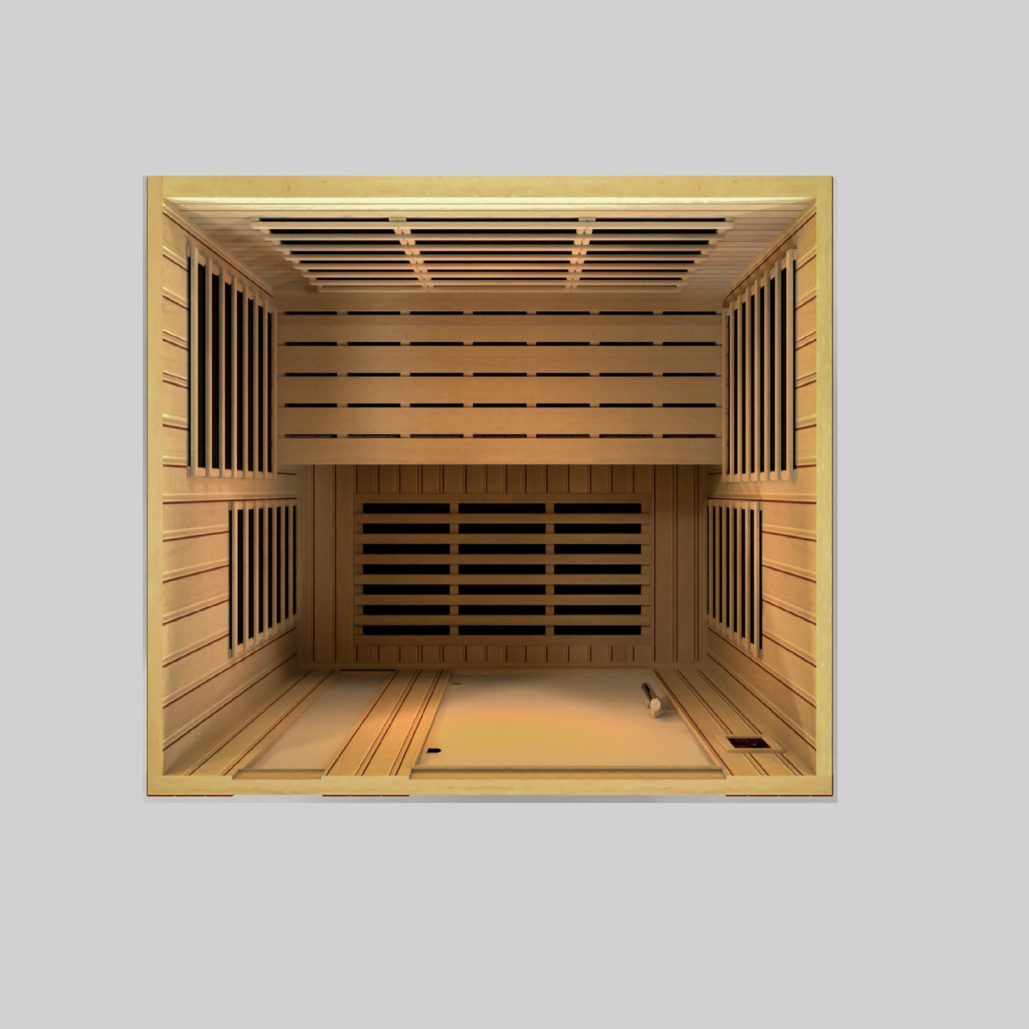 Golden Designs   3 Person Low EMF Far IR Sauna  - DYN-6336-02