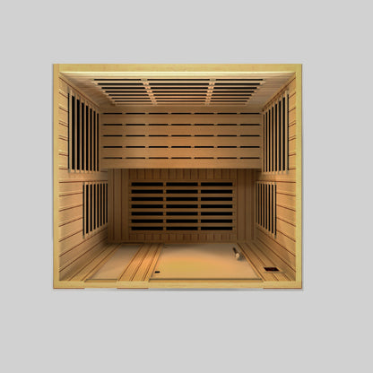 Golden Designs   3 Person Low EMF Far IR Sauna  - DYN-6336-02