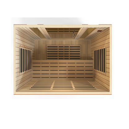 Golden Designs "Bergamo" 4 Person Low EMF Far IR Sauna  - DYN-6440-01