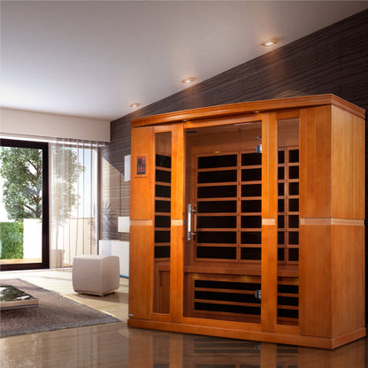 Golden Designs  4 Person Ultra Low EMF Far IR Sauna  - DYN-6440-01 Elite