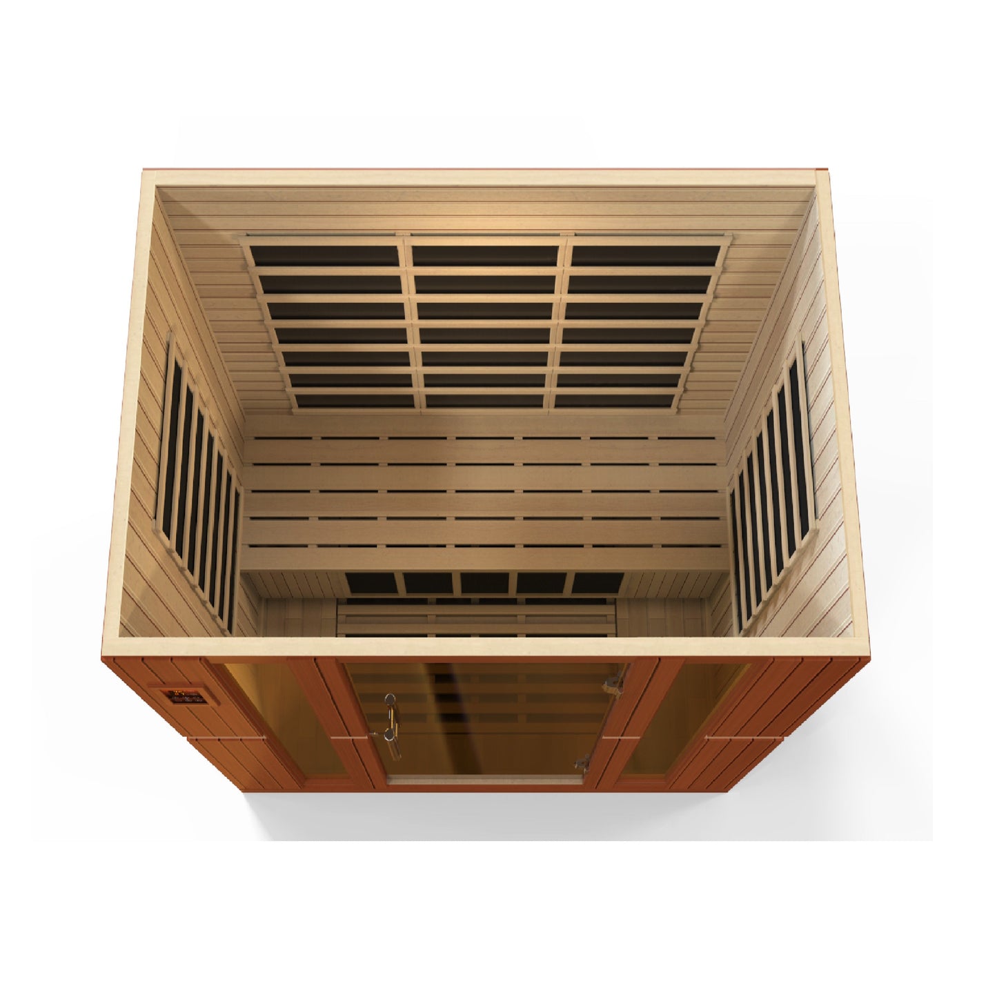 Golden Designs "Bergamo" 4 Person Low EMF Far IR Sauna  - DYN-6440-01