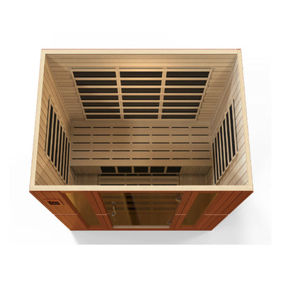 Golden Designs "Bergamo" 4 Person Low EMF Far IR Sauna  - DYN-6440-01