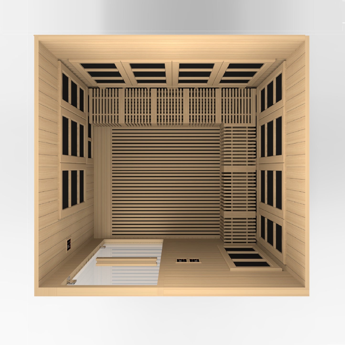 Golden Designs "Catalonia" 8 Person Near Zero EMF FAR IR Sauna - GDI-6880-02