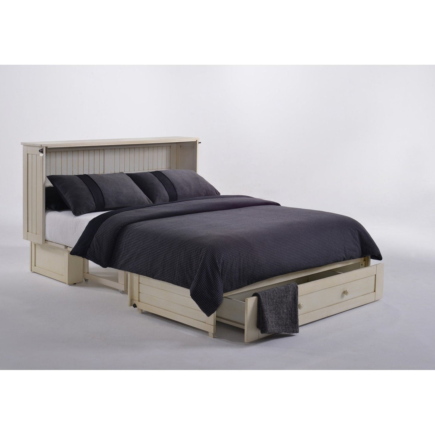 Night and Day Furniture Daisy Queen Murphy Cabinet Bed Complete - MUR-DSY-QEN-BC