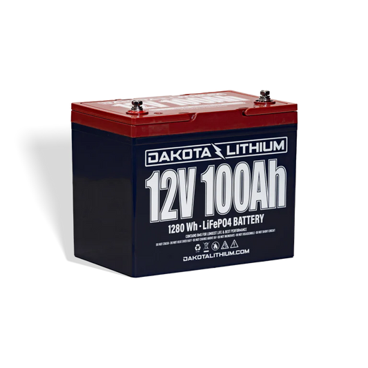 Dakota Lithium 12v 100Ah Battery Plus Victron Orion Smart DC-DC charger