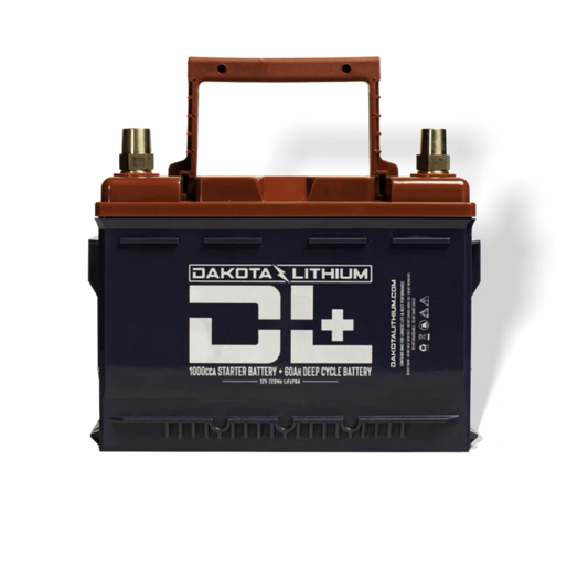 DL+ 12V 60AH LIFEPO4 GOLF CART & 1000 CCA AUTOMOTIVE STARTER BATTERY - PID12V60AHPLUSGOLF