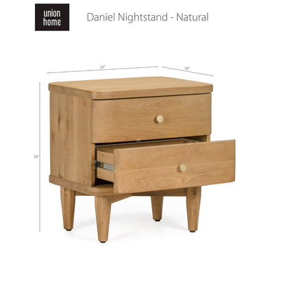 Union Home Daniel Nightstand Natural  - BDM00152