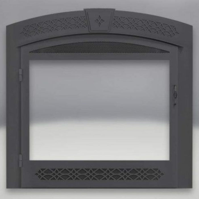 Napoleon Fireplaces Decorative Faceplate with Operable Screen for Ascent X Series Fireplaces, Black, Napoleon, GX427K