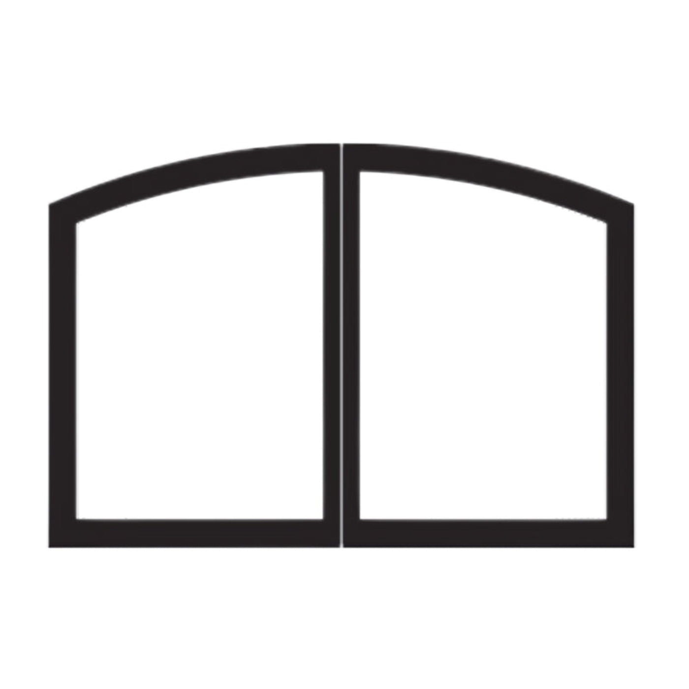 Empire - Door Sets for Breckenridge Select Vent Free Fireboxes - VBR32GMBL,