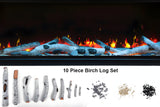 Remii 45" Extra Deep Built-In Indoor and Outdoor Linear Electric Fireplace - 102745-DE