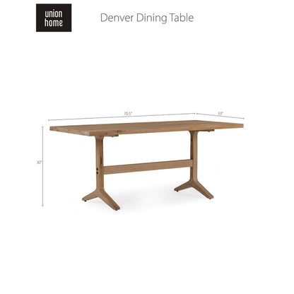 Union Home Denver Dining Table -  DIN00199