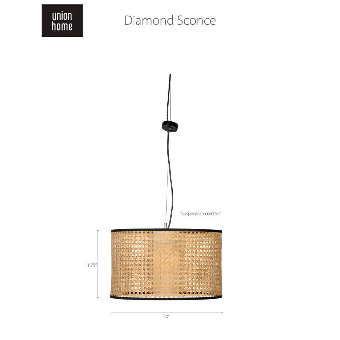 Union Home Diamond Pendant  - DEC00025