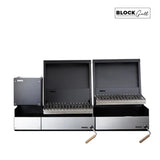 Bosca Pack Block Wood Brazier 250 + Block 500 20" + Block 500 20" Built-in Charcoal Grill - 104010039