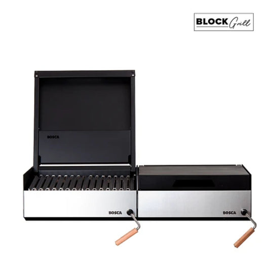 Bosca Pack Block 500 20" + Block 500 20" Built-in Charcoal Grill - 104010041