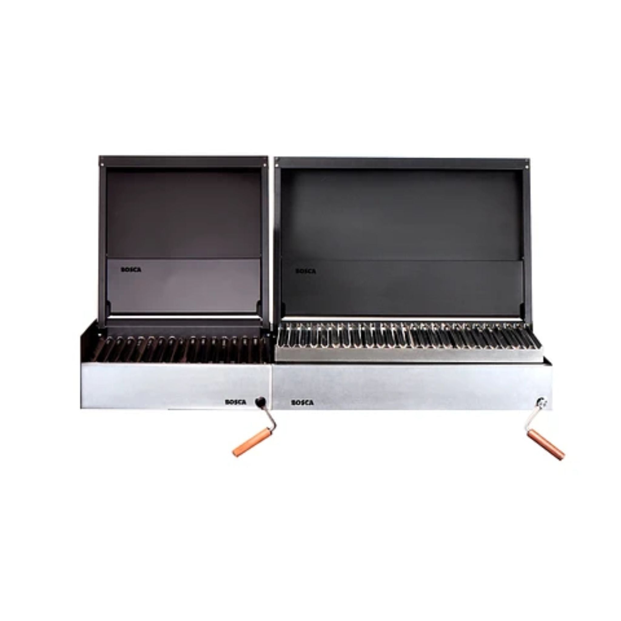 Bosca Pack Block 500 20" Built-in Charcoal Grill + Block 750 30" Built-in Grill - 104010042