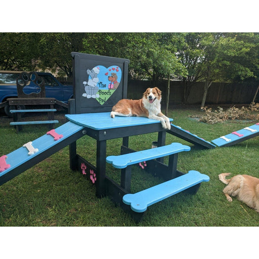 Puppy Scapes Double Ramp w/ Your Logo - PS-DRWYL