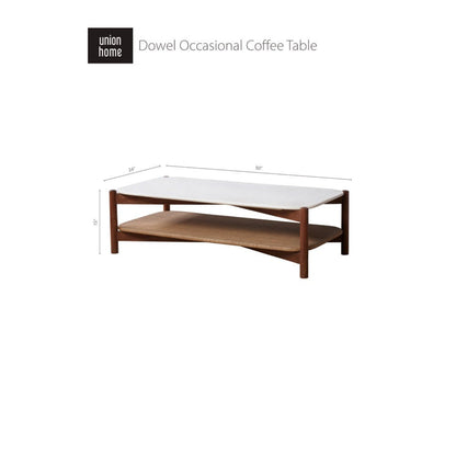Union Home Dowel Occasional Coffee Table  - LVR00270