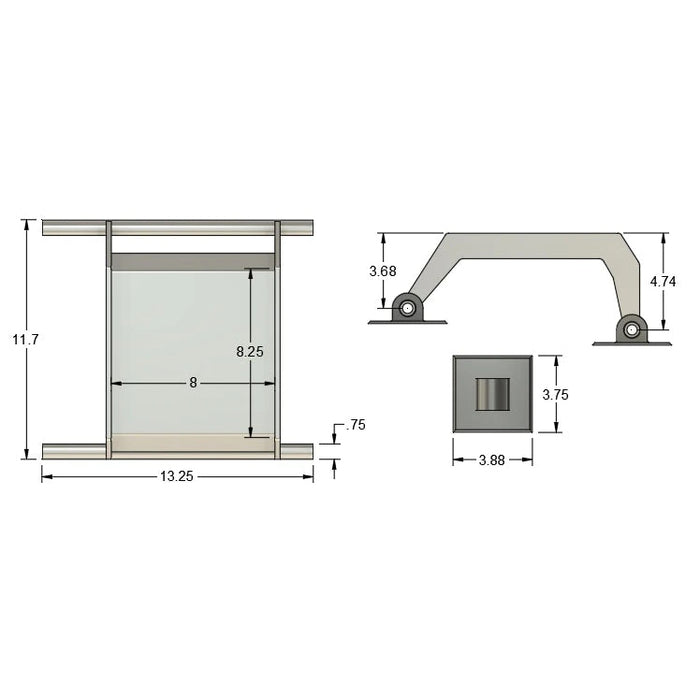 Swellfish Downrigger Mounting Platform