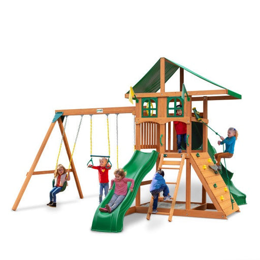 Gorilla Playsets Outing With Tube Slide Swing Set - 01-1073