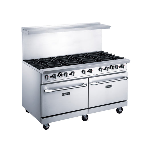 Chef AAA Commercial 60" Oven Range Ten Open Burner Natural Gas - DCR60-10B